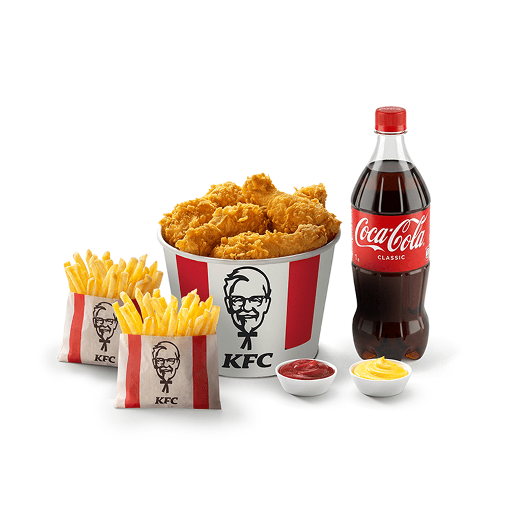 KFC. Баскет Сандерс Дуэт Комбо